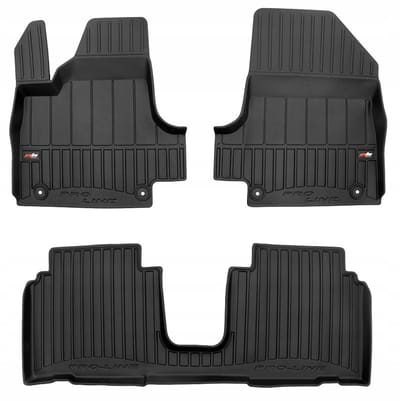 Frogum Geschikt voor Hyundai Ioniq 5 vanaf 2021 - Automatten Set - TPE Rubber - 6 cm Hoge Rand - Geurloos - 3-delig