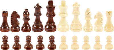 Shagam - Schaakstukken Hout - Magnetisch - Staunton - Speelstukken - Schaken - 75 mm