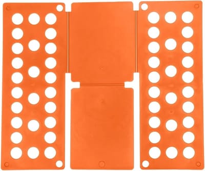 Vouwplank Kleding - Wasgoed Organizer - Efficiënt Opbergen - Lichtgewicht Materiaal - 213 x 2508 inch - Oranje
