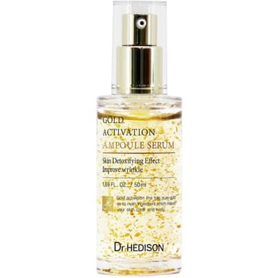 Dr. Hedison, Goudactivatie, 24K goud, Ontgiftend, Serum, Voor Gezicht, 50 ml