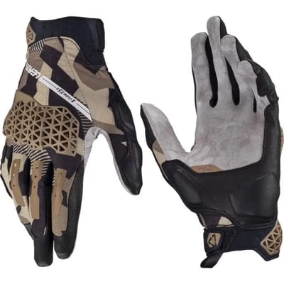 Leatt ADV X-Flow 7.5 Kort Woestijn Lichtbruin Zwarte Handschoenen - Handschoen