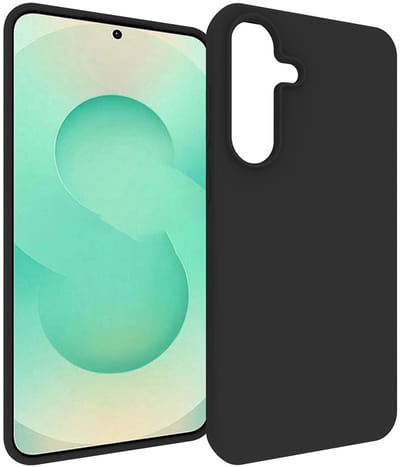 Soft Backcover Hoesje Geschikt voor: Samsung Galaxy S25 FE Silicone Zwart - ZT Accessoires