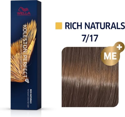 Wella Professionals Koleston Perfect Me+ - Haarverf - 7/17 Rich Naturals - 60ml