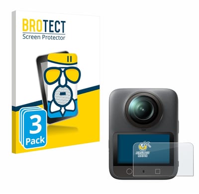 BROTECT - Screenprotector voor DJI Osmo 360 - Folie Beschermfolie Beschermglas matte 3 Stuks