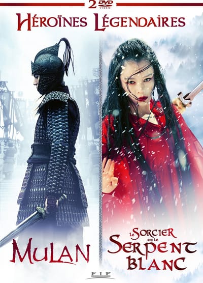 Coffret 2 dvd Heroines legendaires: Mulan + Le sorcier et le serpent blanc