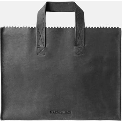 My paper bag workbag handtas vintage black