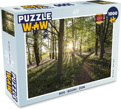 Puzzel Bos - Boom - Zon - Legpuzzel - Puzzel 1000 stukjes volwassenen