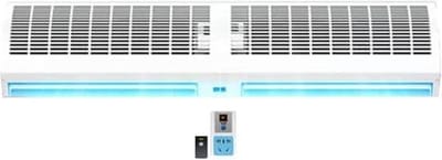 Luchtgordijn - Luchtscherm Ventilator - Ruimte Isoleren - Met Afstandsbediening - 90 cm - Wit