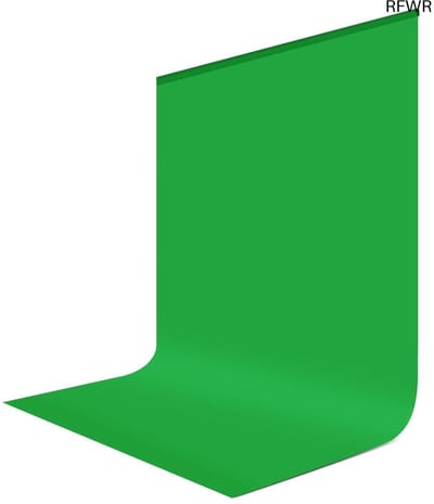 RFWR® Groene Foto Achtergrond 1.5x2m voor Fotostudio en Video-opnamen - Polyester Achtergrondstof