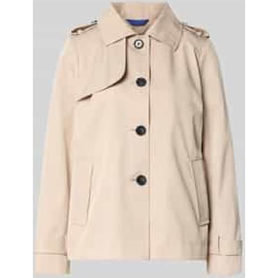 regular fit jack met platte kraag