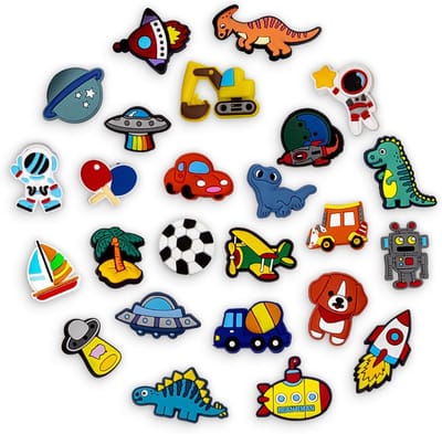 Schoen Charms 25/100 Stuks - Decoratieve Charms Set - Voor Dames, Kinderen en Heren - Personaliseer je Schoenen - SnelShoppen