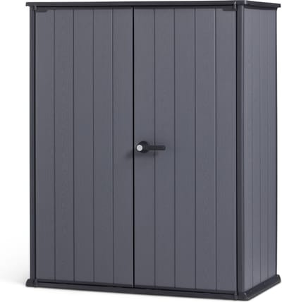 Keter Cortina Alto Tuinkast - 1400L - 140x73,6x170,4cm - Grijs