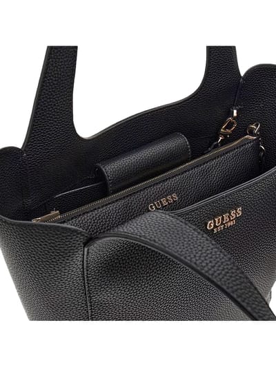 Guess Grote Schoudertas Dames - Halina - Zwart