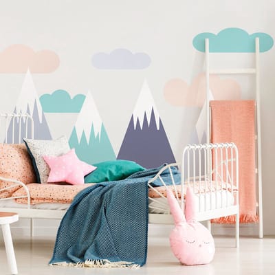 Rikka Scandinavische Bergen Kinderstickers 120 x 180 cm