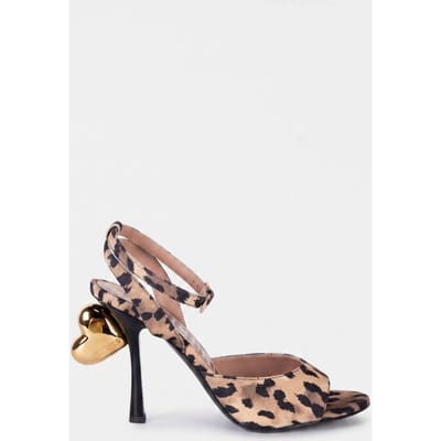 Moschino Goatskin Sandals Brown Maat: 38 | Pumps Outlet | Dames | Zwart