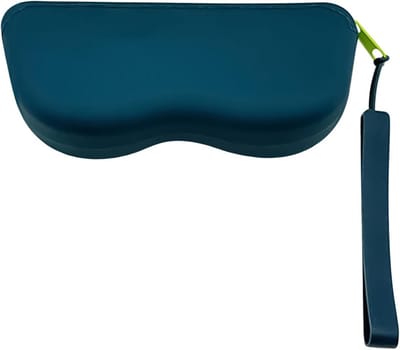 Zachte Brillenhoes - Bril Beschermer - Reizen en Sport - Krasbestendig - 17x8cm - Donkergroen