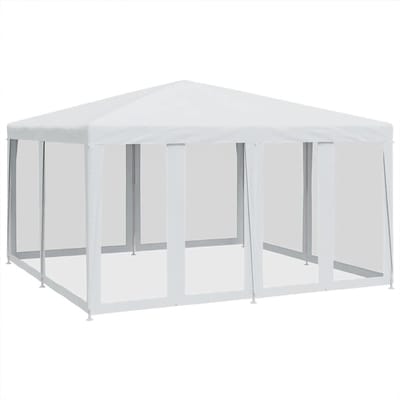 Partytent - Paviljoen Tuin - Feest Buiten - Met Gaaswanden - Wit