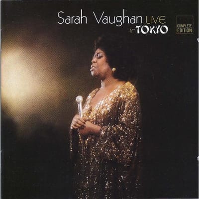 CD SARAH VAUGHAN - Live In Tokyo Complete Editie JL758 Jazz Lips 2008 Japan Jazz Gebruikt brown