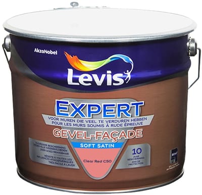 Levis - Expert Gevel Mix - Clear Red C50 - Mengverf - 10 L
