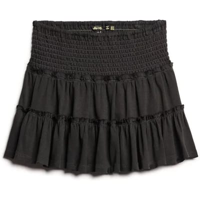 Superdry - Gelaagde jersey minirok - Dames - Rokken