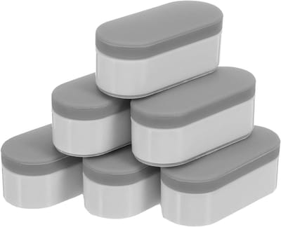 Toiletbril Bumpers - Zelfklevende Stootkussens - Bescherming en Geluidsreductie - Zachte Demping - 6 Stuks - Grijs