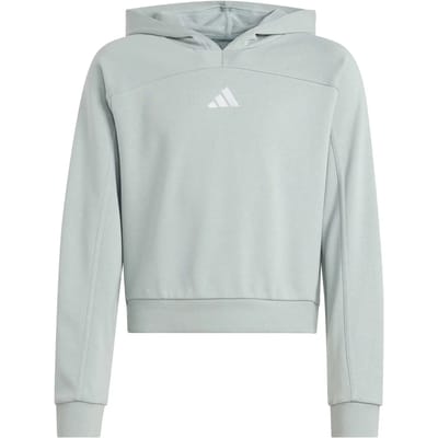 Adidas Holiday Glam Cropped Hoodie Grijs 7-8 Years Meisje