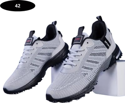 Bovista Tennisschoenen - Heren - Dames - Tenniskleding - Indoor - Outdoor - Grijs - Maat 42