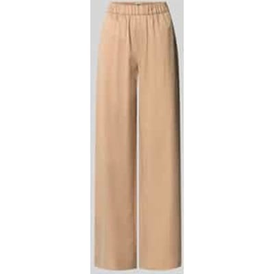 wide fit stoffen broek met elastische band model 'Consider'