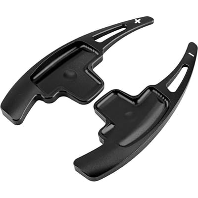 Extensions de Palettes de Changement de Vitesse en Aluminium pour Volant de Voiture Conviennent pour Mercedes Benz Classe A B E R(Noir) bleu