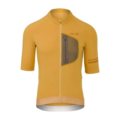AGU Venture Gravel Fietsshirt Heren - Korte Mouwen - Paprika Orange - Maat L