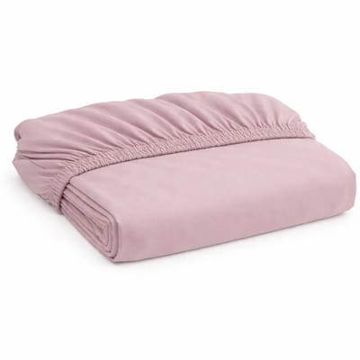 Decoware Baby Hoeslaken - Roze - Katoen - Elastiek Rondom - Ledikant - 60x120 cm