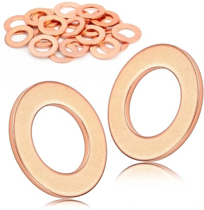 Set van 20 Koperen Afdichtringen M8 x 14 mm - Wasringen voor Brandstofaccessoires en Diverse Toepassingen