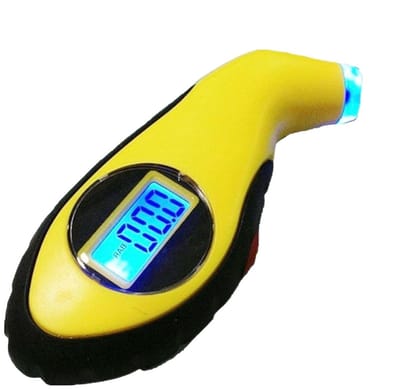 Digitale Bandenspanning meter - Luchtdrukmeter Banden - Veilig Rijden - LCD Achtergrondverlichting - 0-150 PSI - Zwart