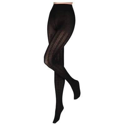 Sarlini - Dames kabel - Modal panty - Zwart / XXL