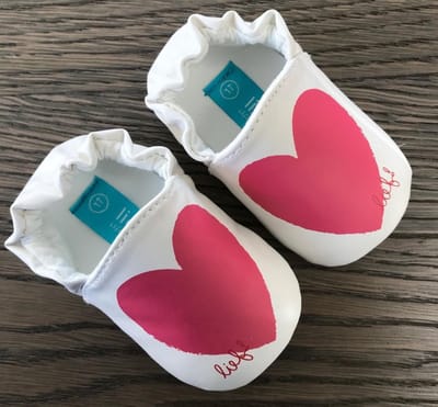 Lief Lifestyle BabySlofjes Wit/Roze - Maat 18