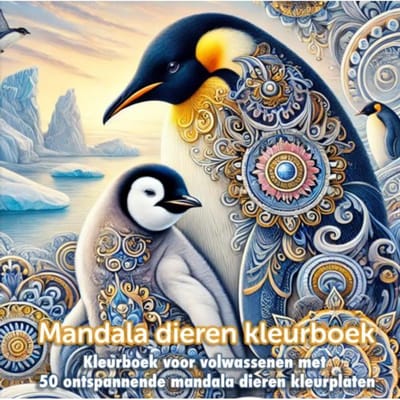 Mandala Dieren Kleurboek (Hardcover) - Koekoek Kinderboek