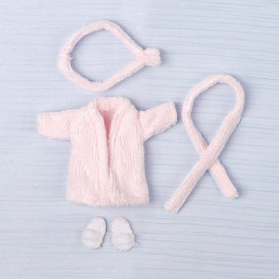 OB11 Poppen Pyjama Badjas Top Pak Voor Ob11 1/12 Poppen Outfit Dagelijkse Casual Accessoires Voor Kinderen Diy Wordt Geleverd Met Pantoffels OB11