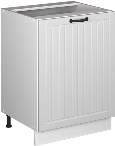Vicco Keukenonderkast Fame-Line, Wit Landhuis/Wit, 60 cm 1 deur zonder werkblad