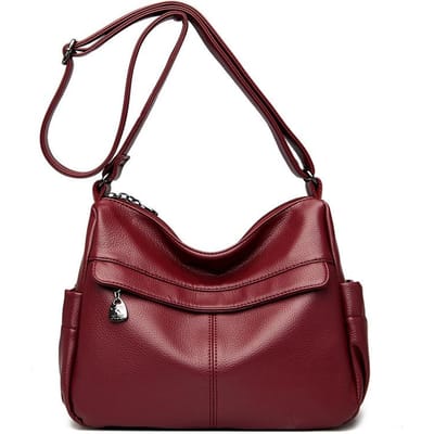 Dames Tas Luxe Zacht Leer Dames Schoudertas Grote Capaciteit Herfst Nieuw Moedertas Crossbody Tas Dames brown