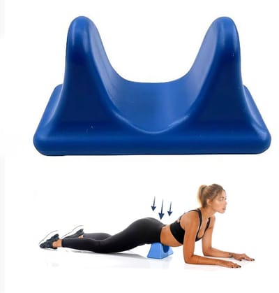 Psoas-spiermassager - Ontspanner van de heupbuigers - Zelfmassager - Stretchtrainer - Diepe weefselmassager - Geschikt voor het verlichten van spierspanning in de onderrug en het ontspannen van de heupbuigers - Blauw