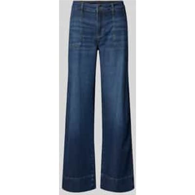 Wide leg jeans met steekzakken