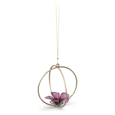Swarovski beeldjes Garden Tales Hibiscus hanger 5619233 | decoratie voor interieur, modern elegant accent, met kristallen hibiscus