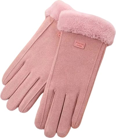 Bovista Winterhandschoen - Handschoenen - Touchscreen Handschoenen - Handschoenen WInter - Winter - Pluche - Roze