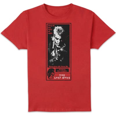 The Lost Boys Sleep All Day Party All Night Unisex T-Shirt - Red - S