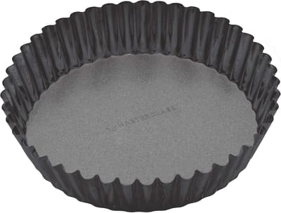 Diepe bakvorm voor taarten en quiches met antiaanbaklaag, 25 cm