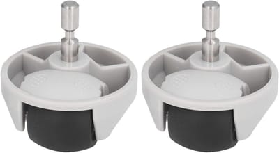 2x Universeel Voorwiel Vervangingsonderdeel voor Robot Stofzuiger - Geschikt voor diverse modellen