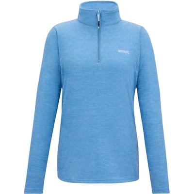 Dames Sweethart Marl Half Zip Fleece