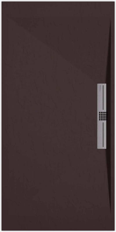 Sanifun douchebak Stone Side Chocolate Slate 1400 x 900 S