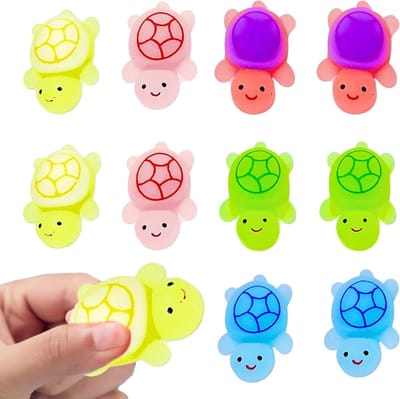 Ontspanningsballen voor Kinderen - Stressverlichting Speelgoed, Kawaii Mini Knijpballen, Set van 10 Stuks voor Vermindering van Stress en Angst