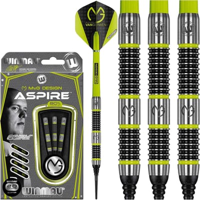 Softip Darts Set 20g - Professioneel Kunststof Dartpijlen Set met Prism Flights en Nylon Assen
